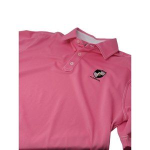 FootJoy Athletic Fit Short‎ Sleeve Golf Polo Shirt Pink Men's Size Large